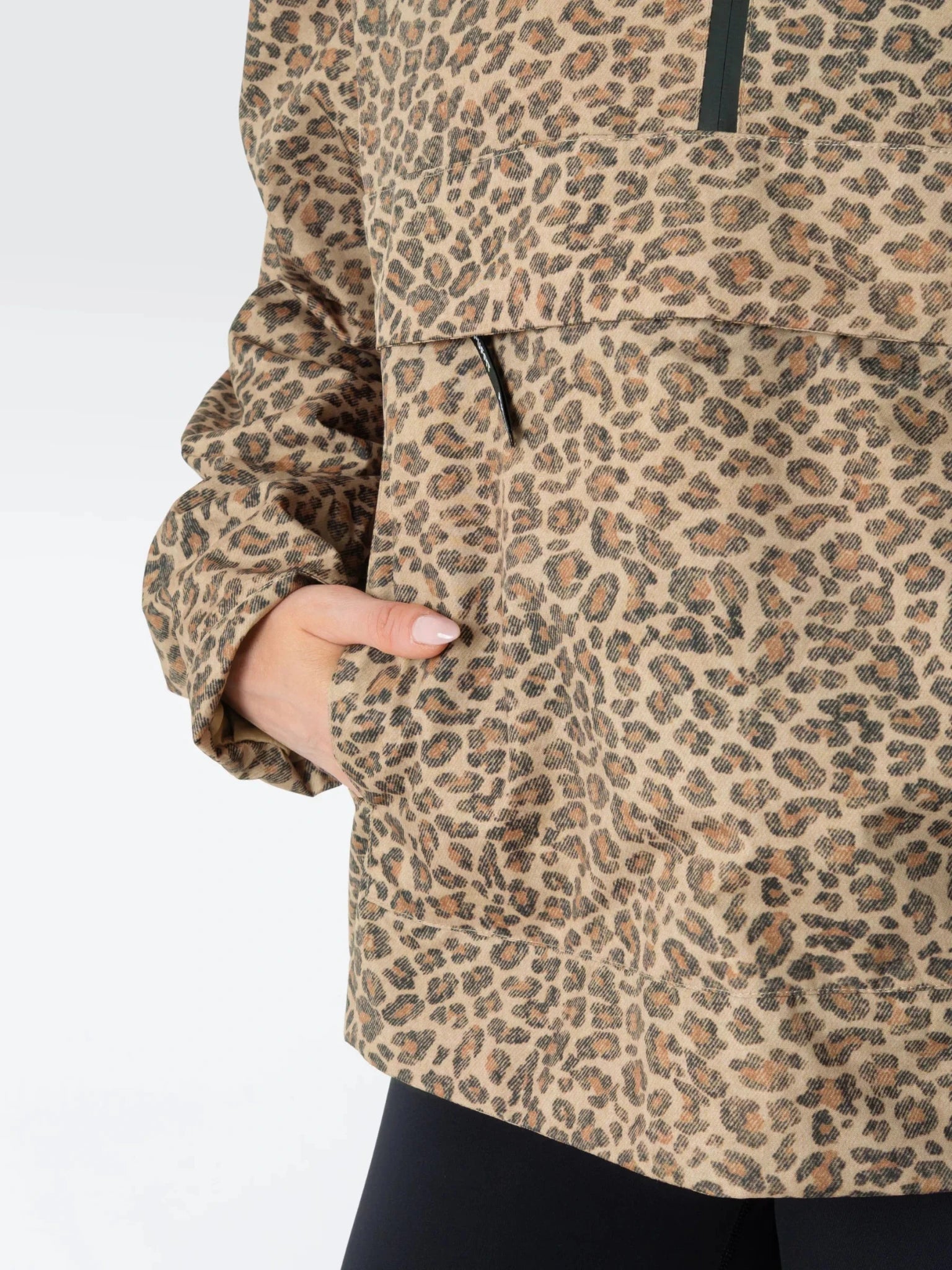 STM-TEX™ Leopard Relaxed Fit Rain Hoodie - PUFFIT