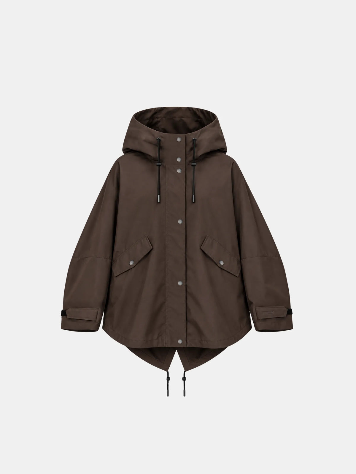 STM-TEX™ Mid Length One Size Adjustable Hem Oversized Rain Jacket - PUFFITPK26