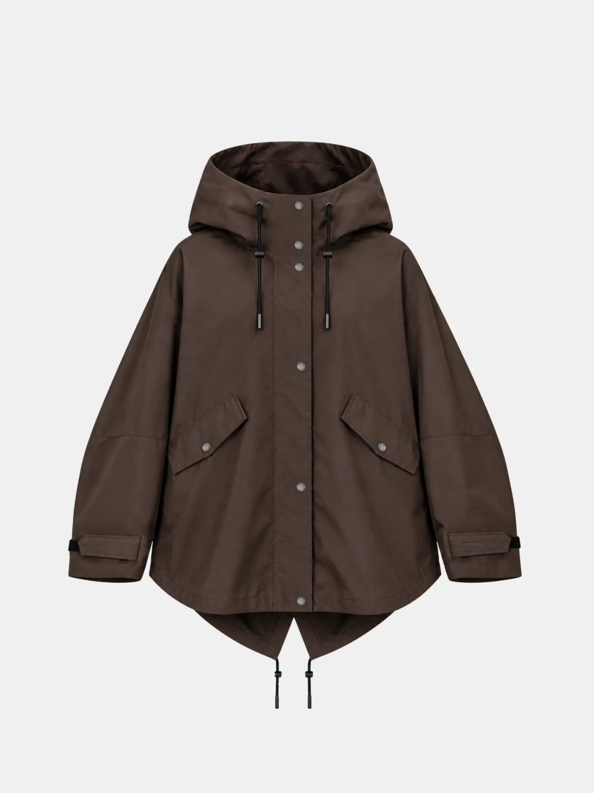 STM-TEX™ Mid Length One Size Adjustable Hem Oversized Rain Jacket - PUFFITPK26