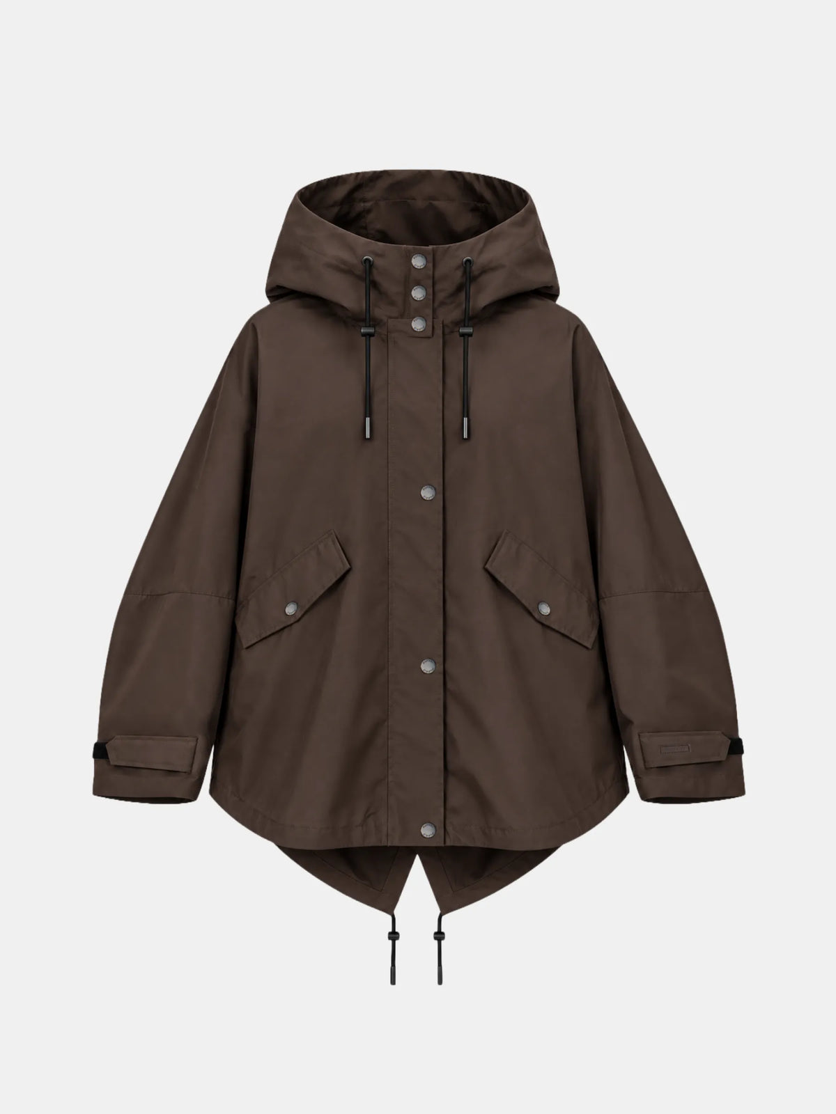 STM-TEX™ Mid Length One Size Adjustable Hem Oversized Rain Jacket - PUFFITPK26