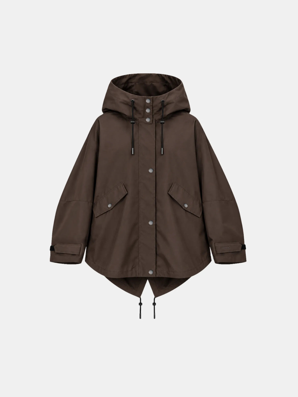 STM-TEX™ Mid Length One Size Adjustable Hem Oversized Rain Jacket - PUFFITPK26