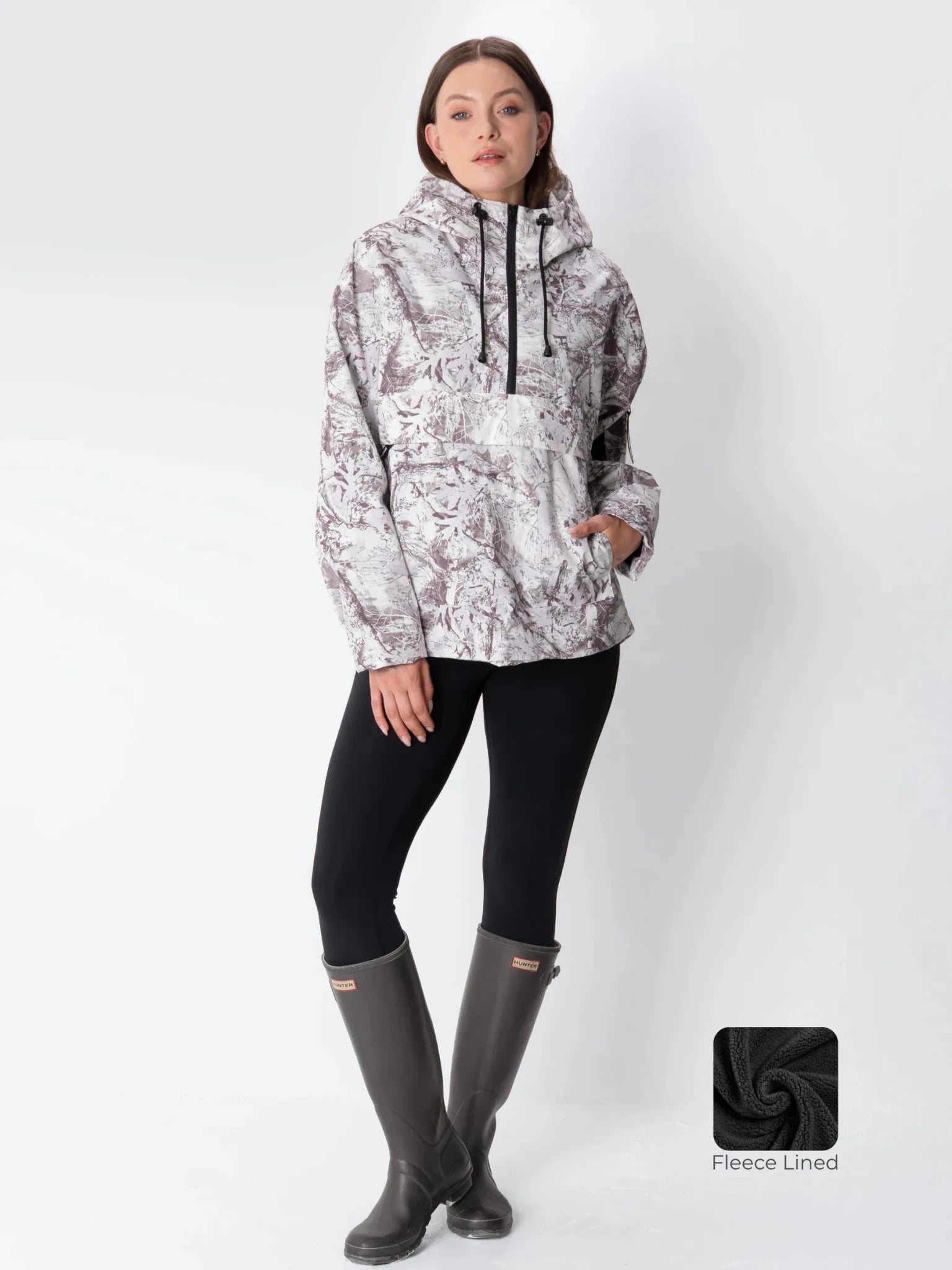 STM-TEX™ Mist Camo Relaxed Fit Rain Hoodie - PUFFIT