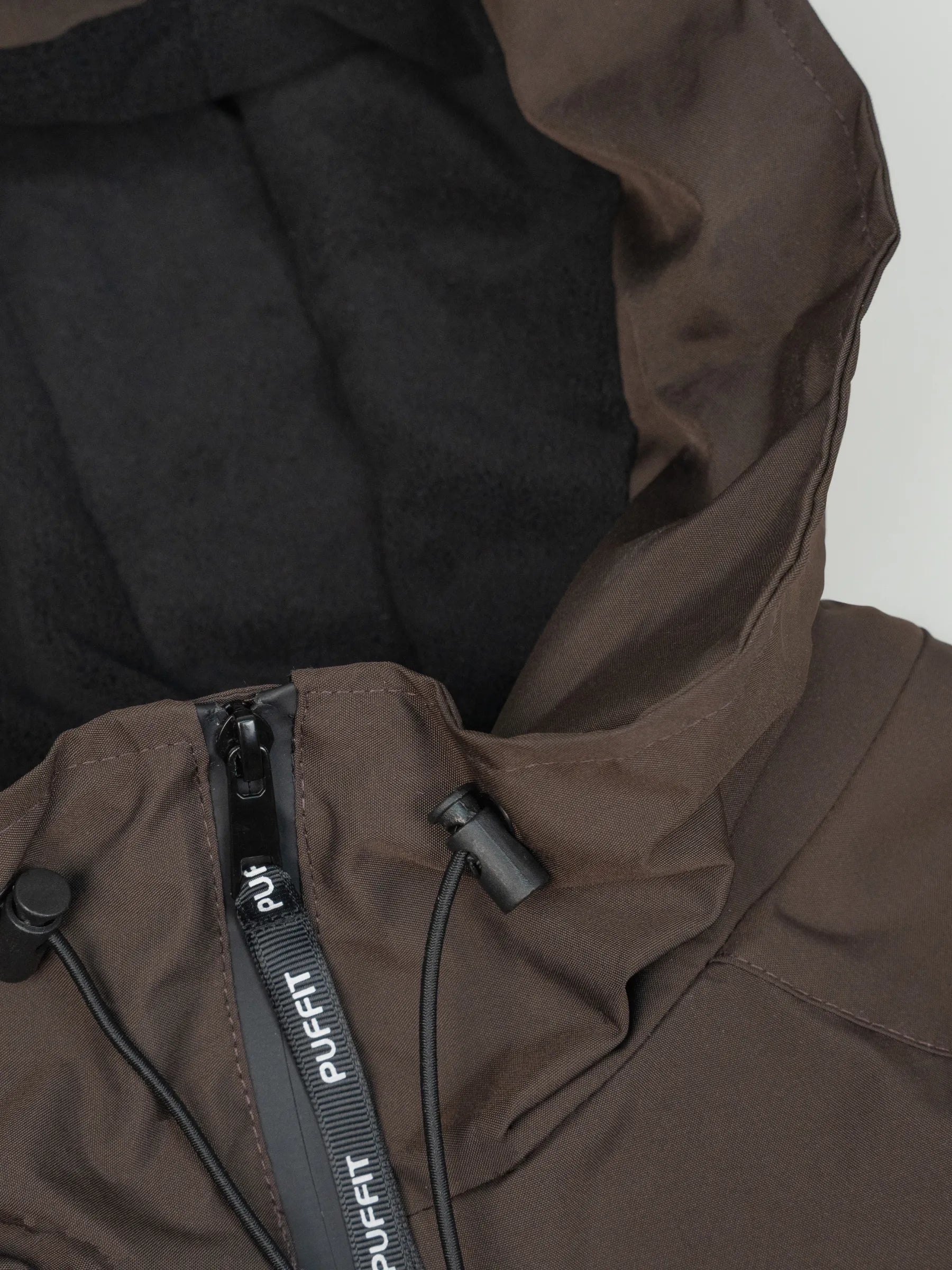 STM-TEX™ One Size Short Oversized Fleece Lined Rain Jacket - PUFFIT