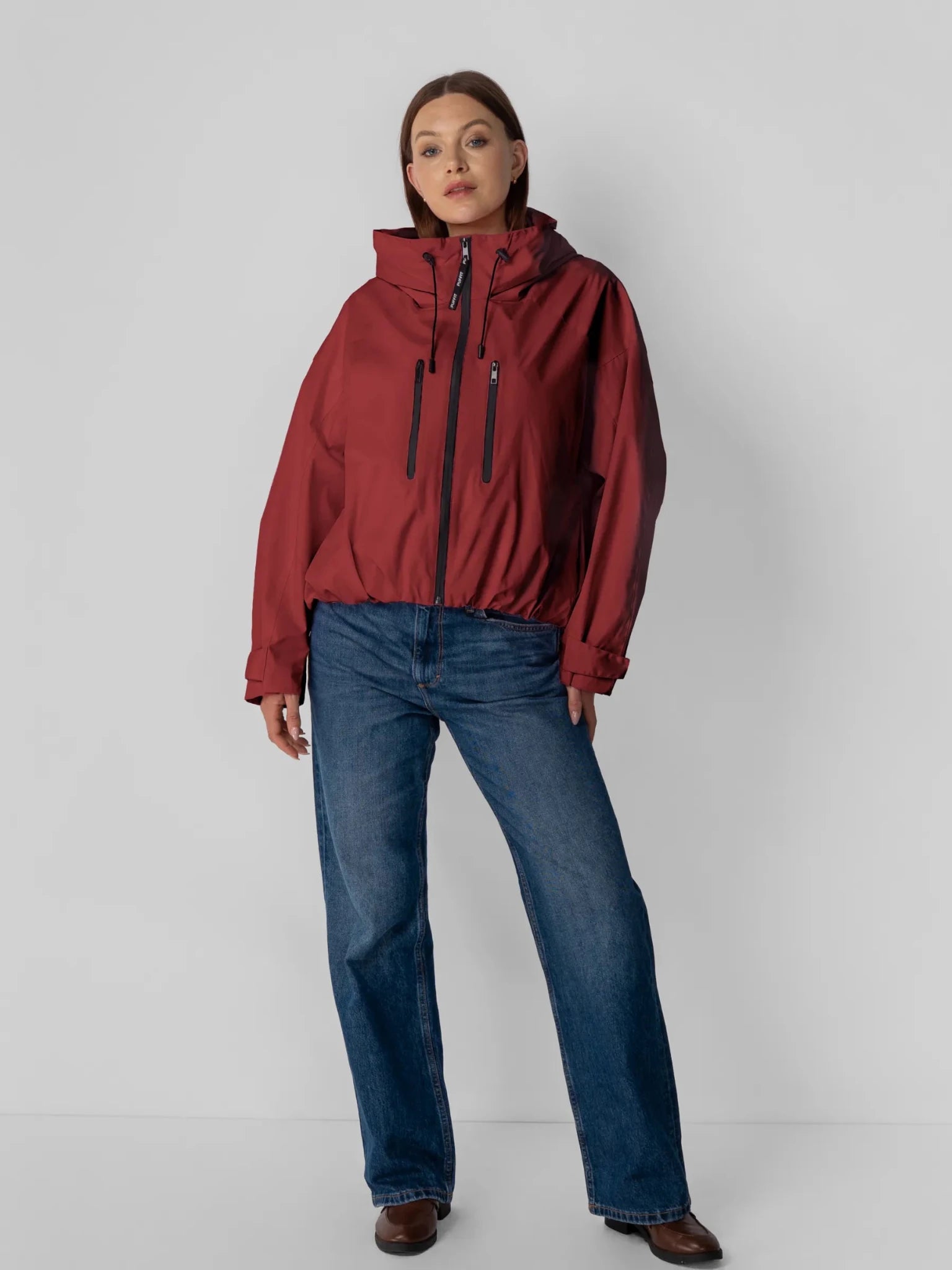 STM-TEX™ One Size Short Oversized Rain Jacket - PUFFITPK17