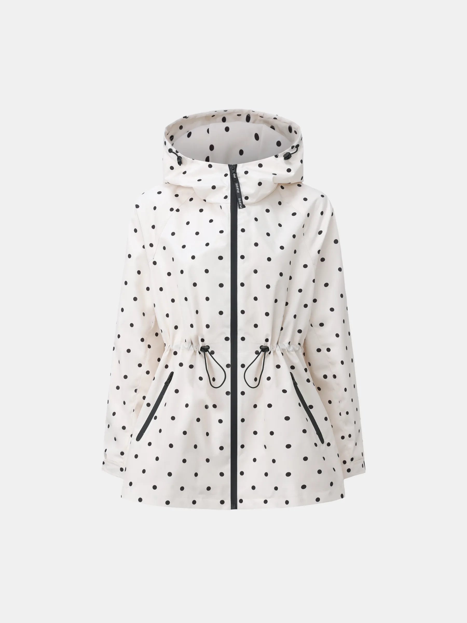 STM-TEX™ Polka Dot Full-Zip Rain Jacket - PUFFIT