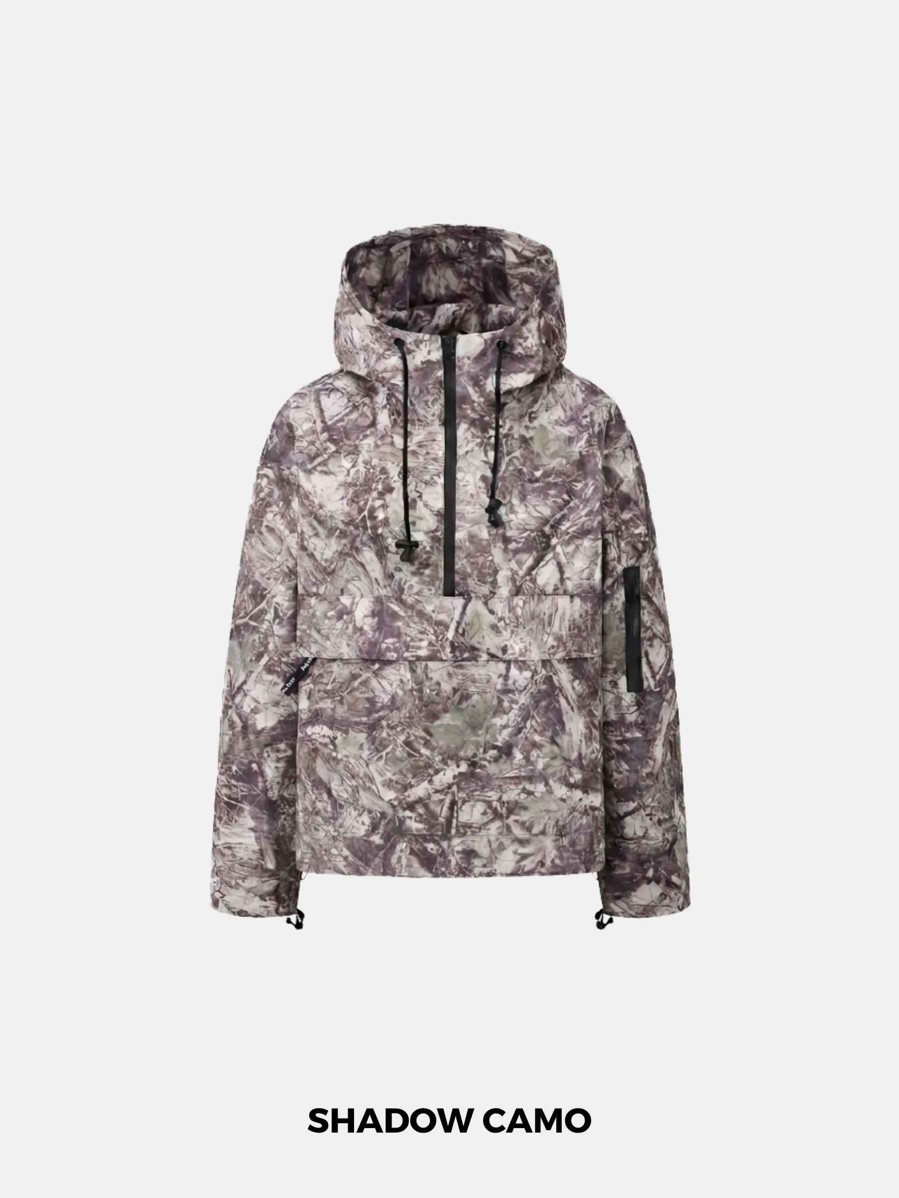 STM-TEX™ Shadow Camo Relaxed Fit Rain Hoodie - PUFFIT