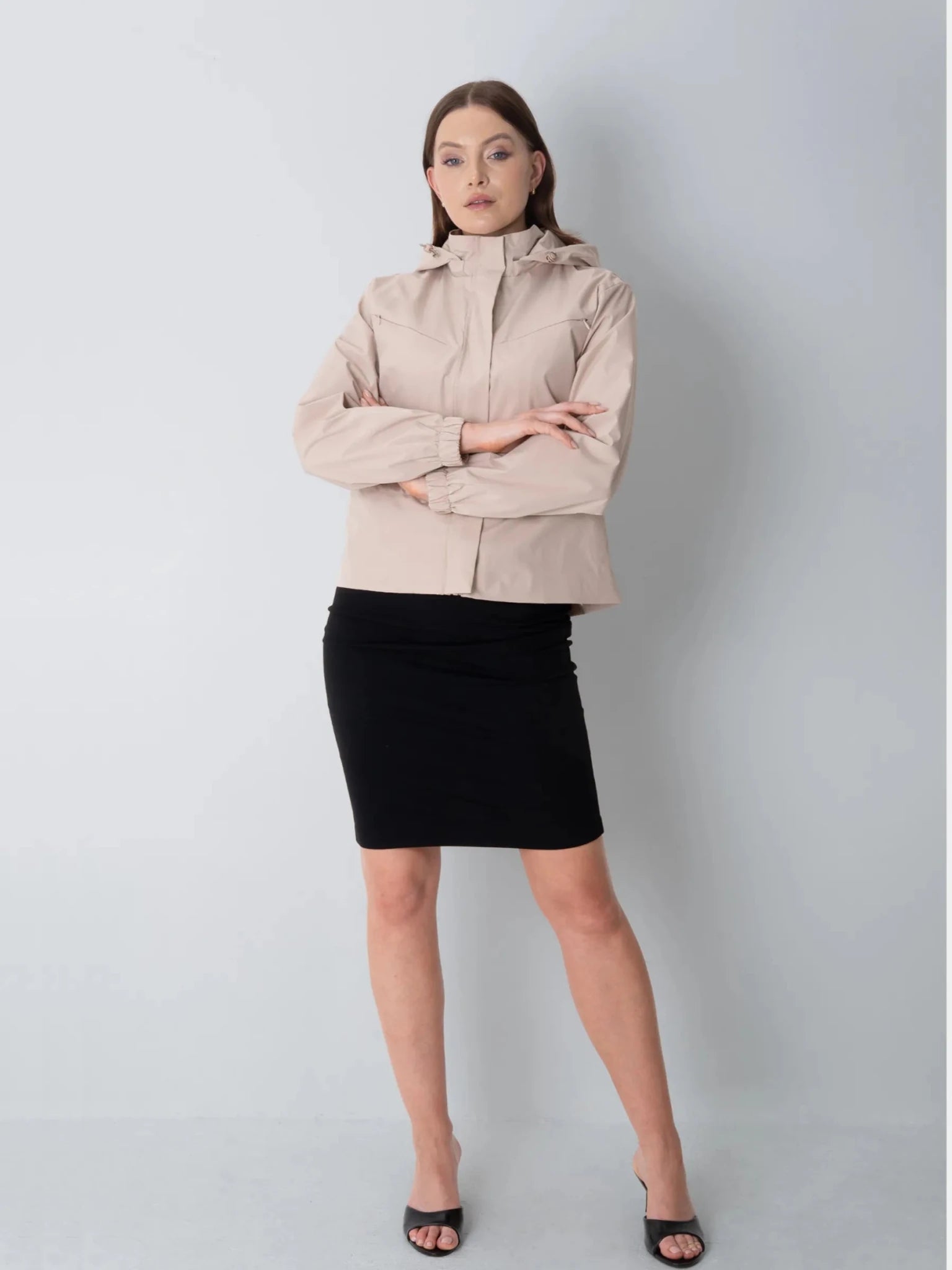STM-TEX™ Short Drawstring Waist Rain Jacket - PUFFIT