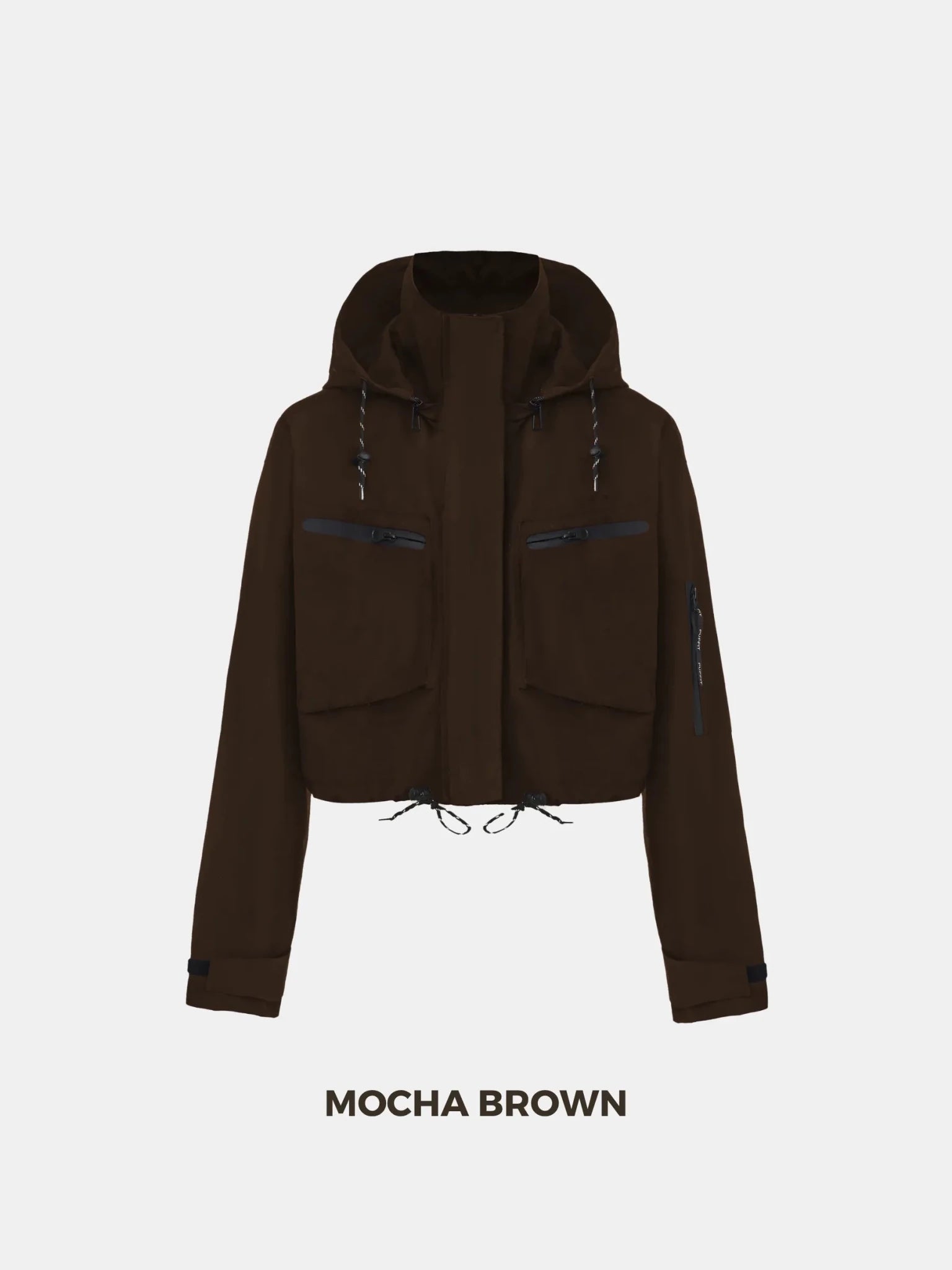 STM-TEX™ Summer Cropped Detached Hooded Rain Jacket - PUFFIT