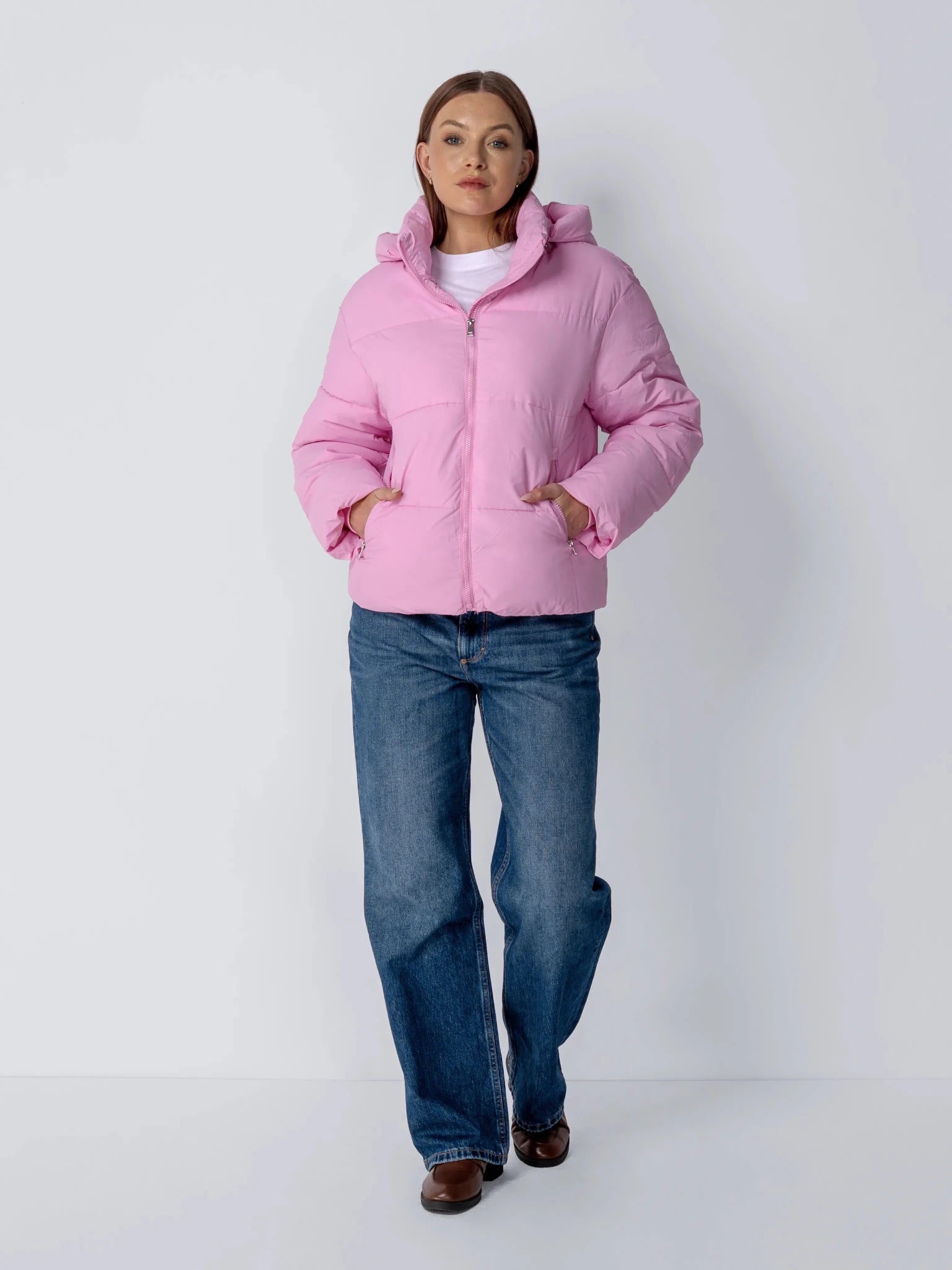 WarmCore™ Classic Short Detachable Hooded Puffer Jacket - PUFFITMid Puffers