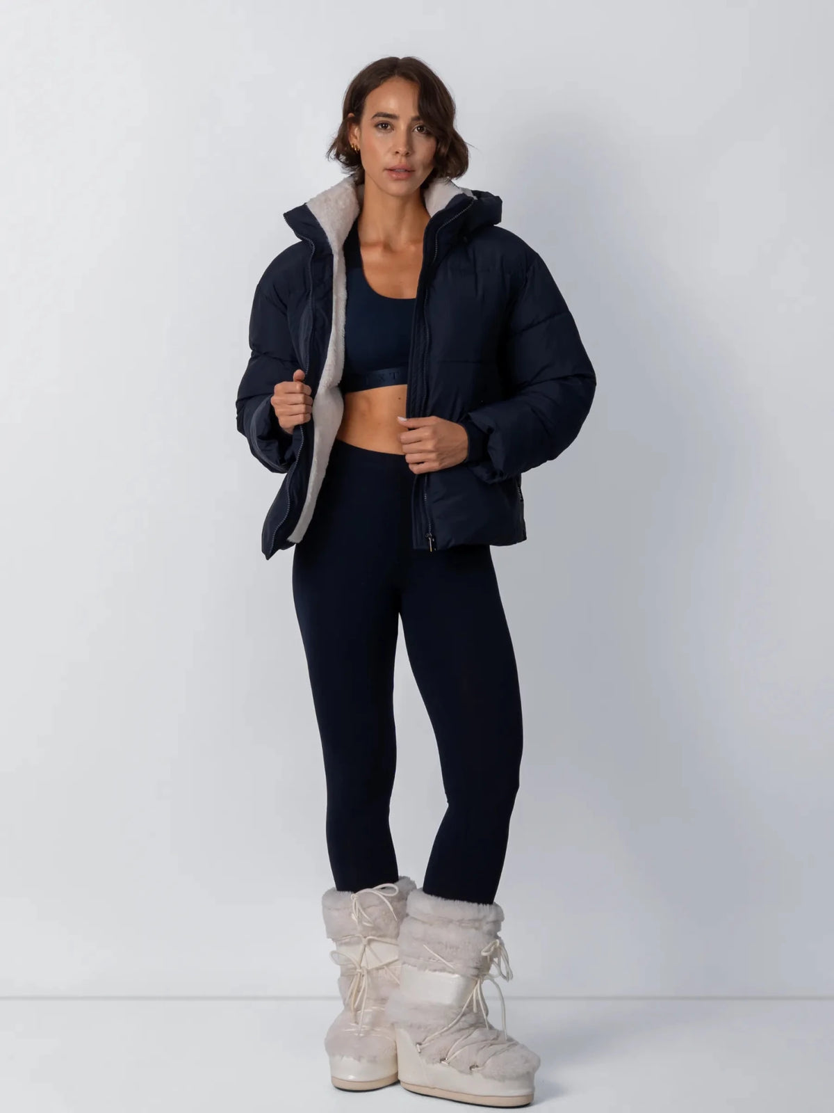 WarmCore™ Classic Short Detachable Hooded Puffer Jacket - PUFFITC02