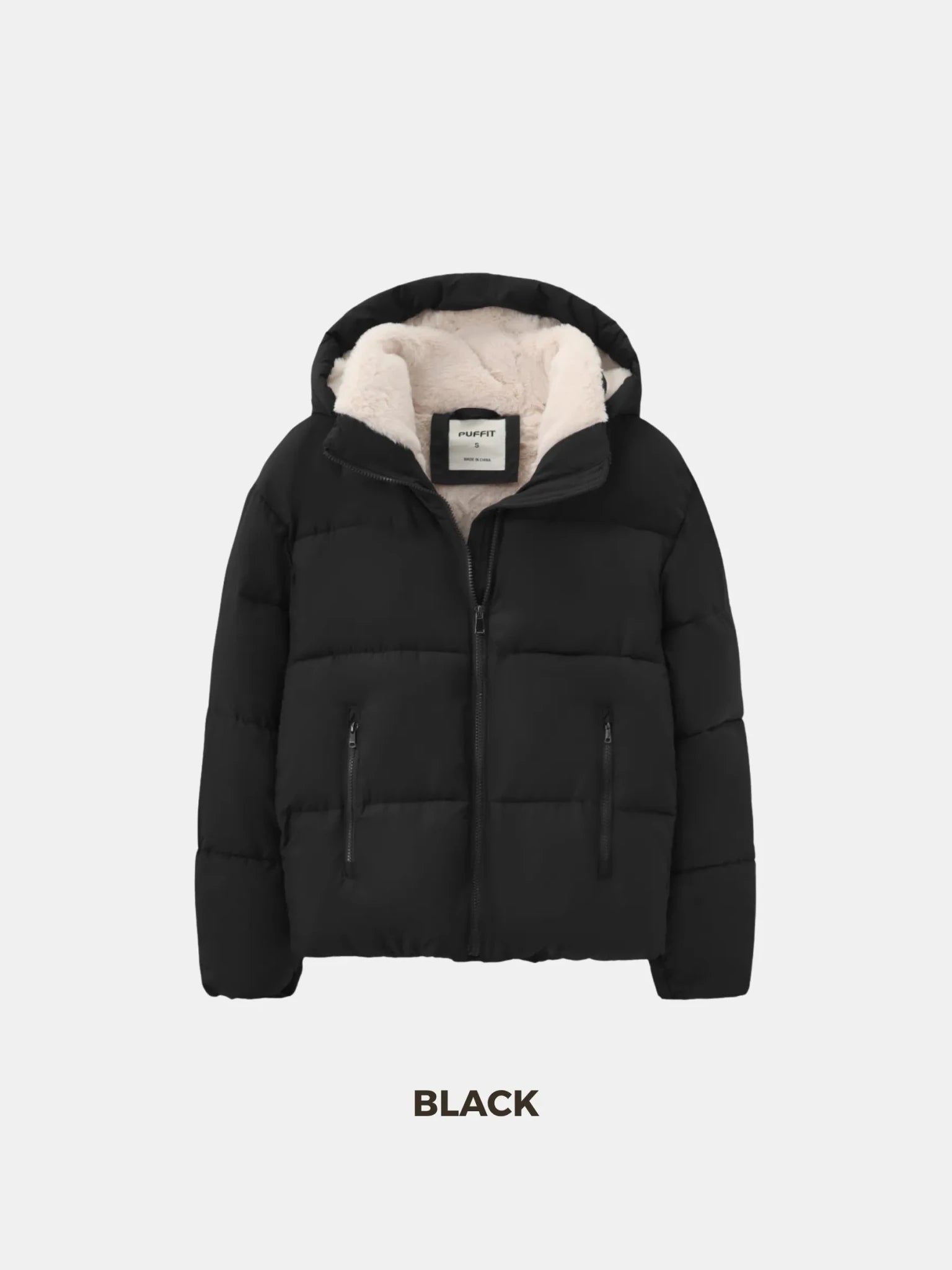 WarmCore™ Classic Short Detachable Hooded Puffer Jacket - PUFFITMid Puffers