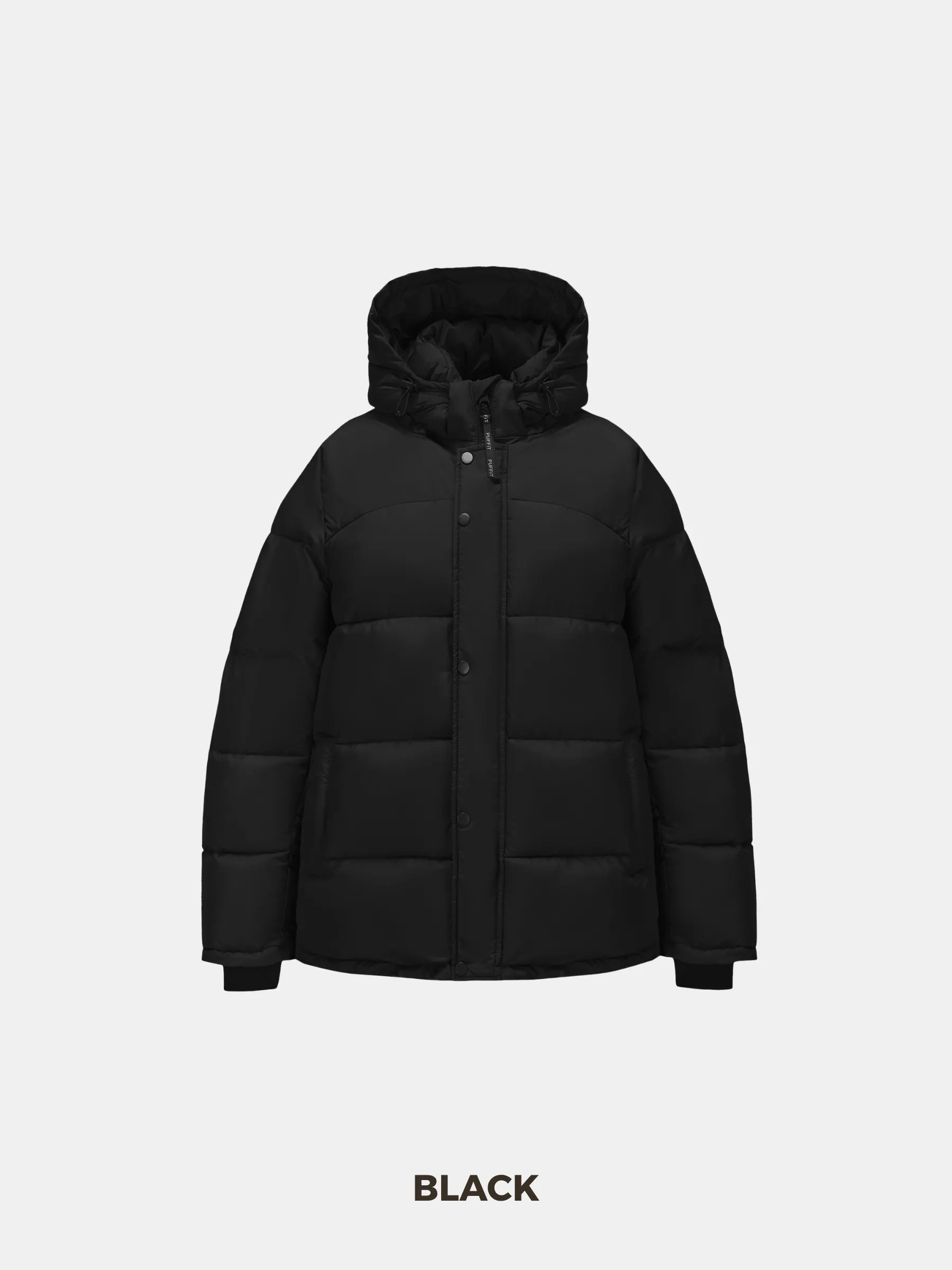 WarmCore™ Detachable Hooded Regular Length Puffer Jacket - PUFFIT