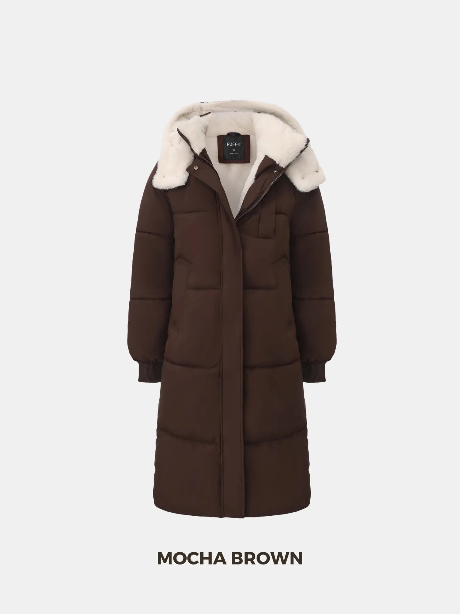 WarmCore™ Faux Fur Lined Classic Long Puffer - PUFFIT