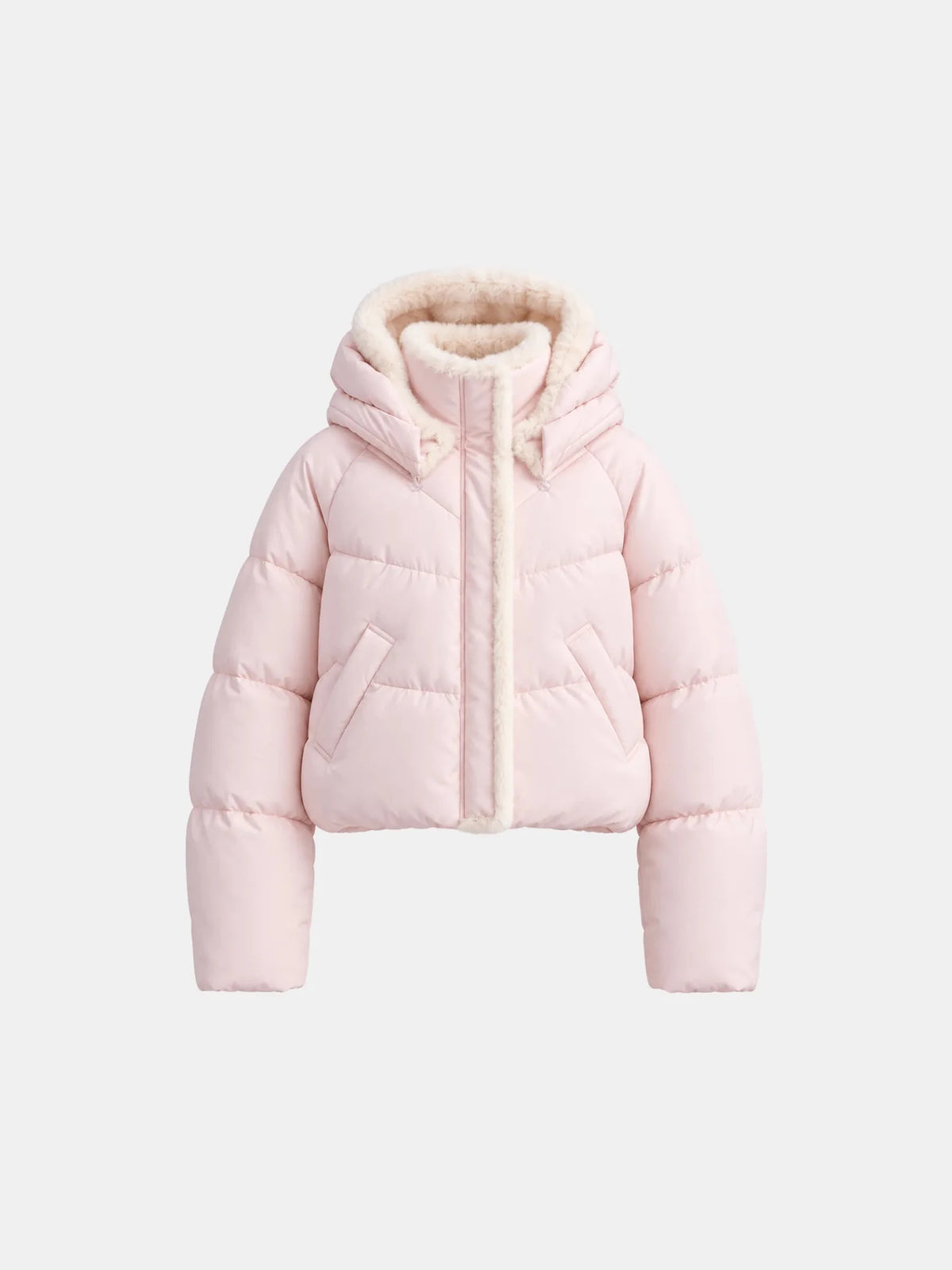 A01 Faux Fur-26-Pale Pink-S