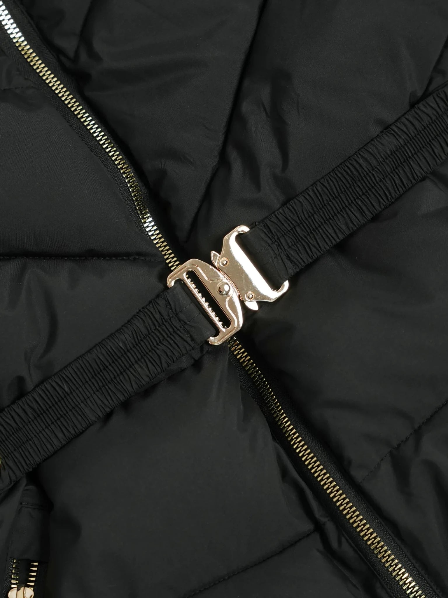 WarmCore™ Gold-tone Belted Puffer Jacket - PUFFIT