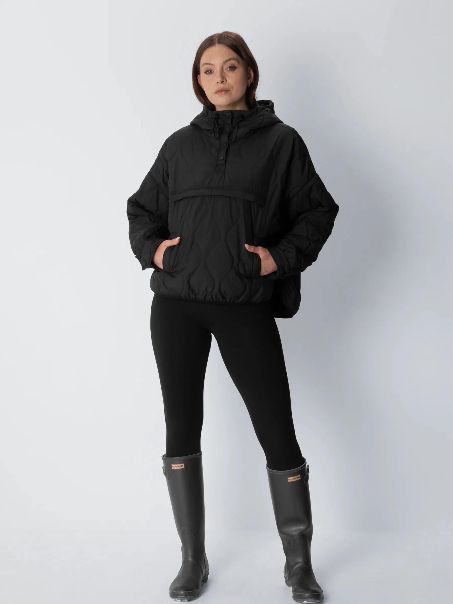 WarmCore™ Kangaroo Pocket Packable Quilted Puffer Hoodie - PUFFITCasual