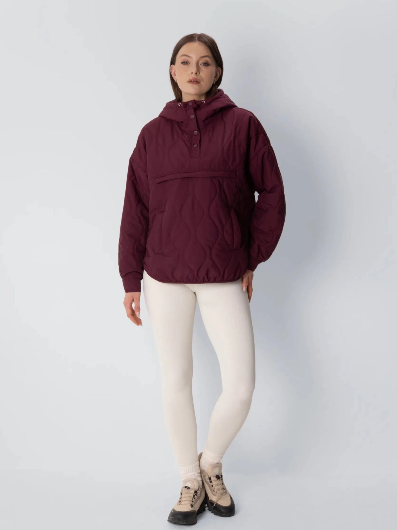 WarmCore™ Kangaroo Pocket Packable Quilted Puffer Hoodie - PUFFITCasual
