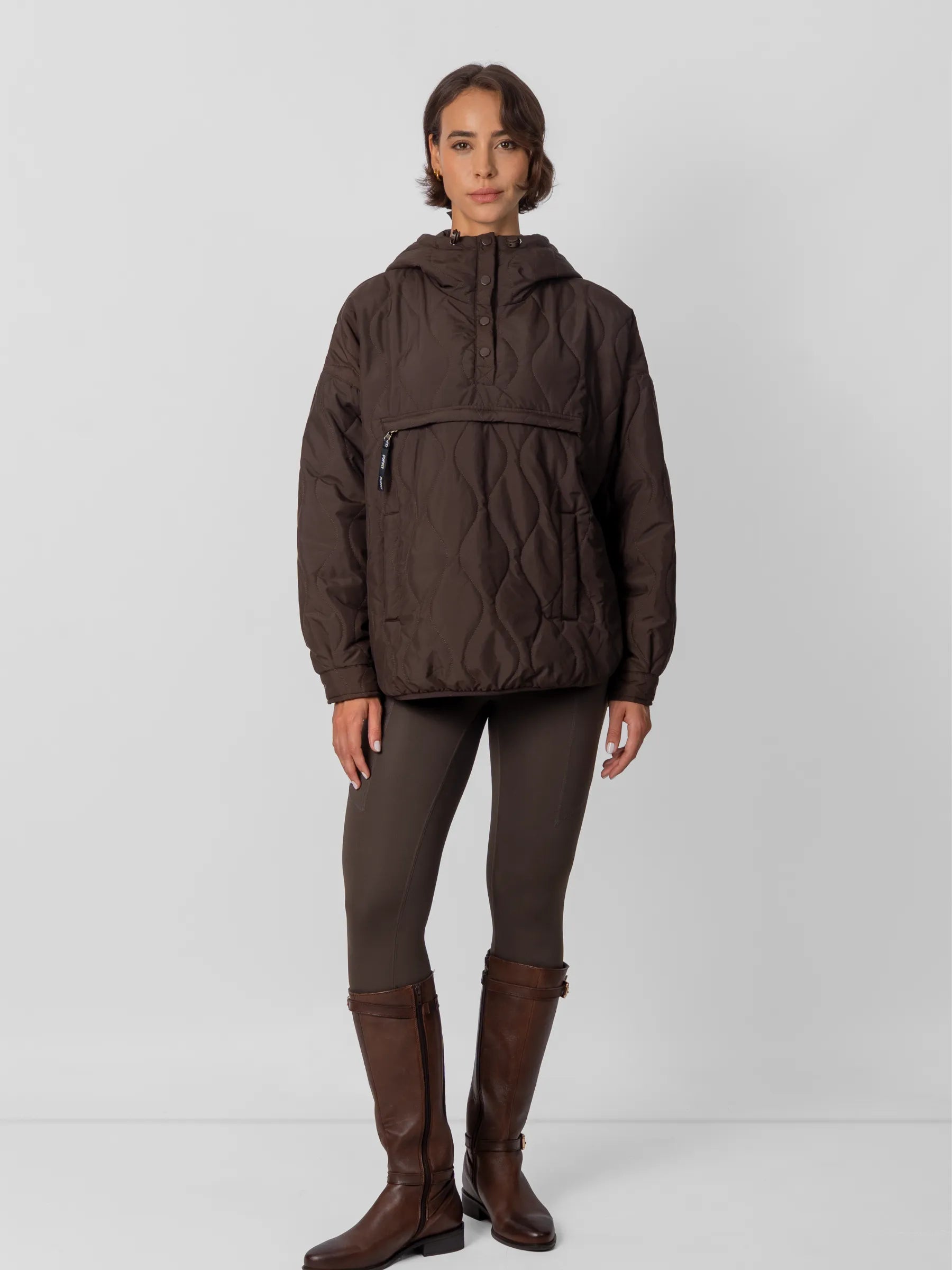 WarmCore™ Kangaroo Pocket Packable Quilted Puffer Hoodie - PUFFITCasual