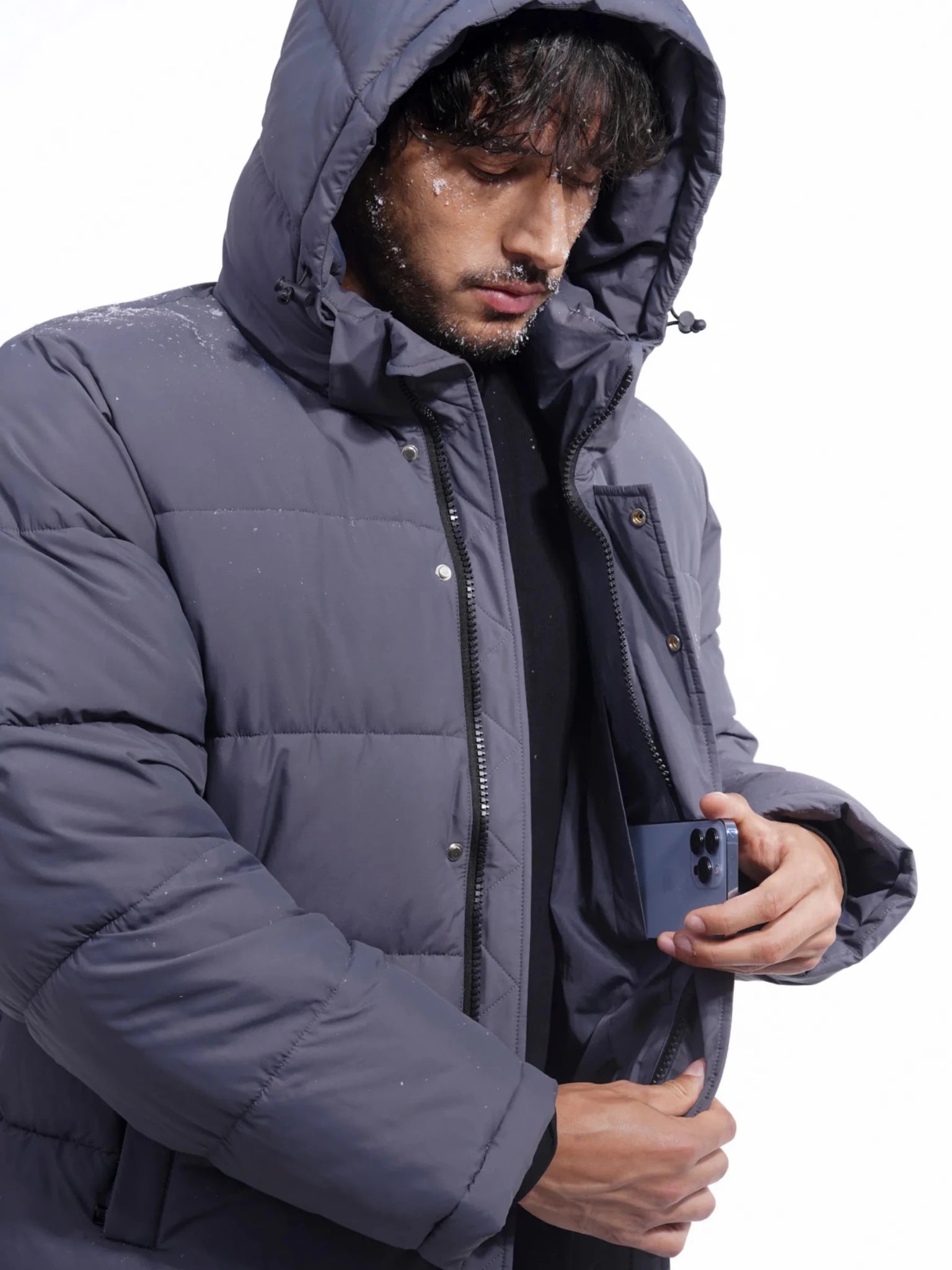 WarmCore™ Men's Detachable-Hooded Puffer Jacket - PUFFIT