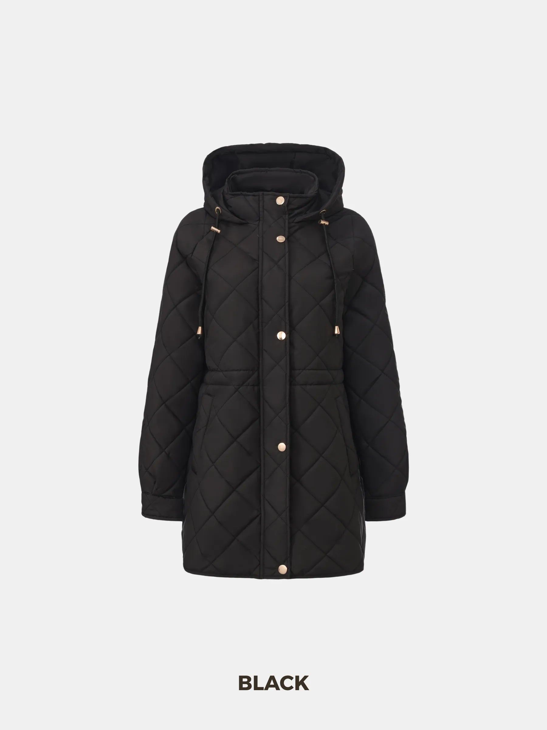 WarmCore™ Mid Length Diamond Quilted Puffer - PUFFIT
