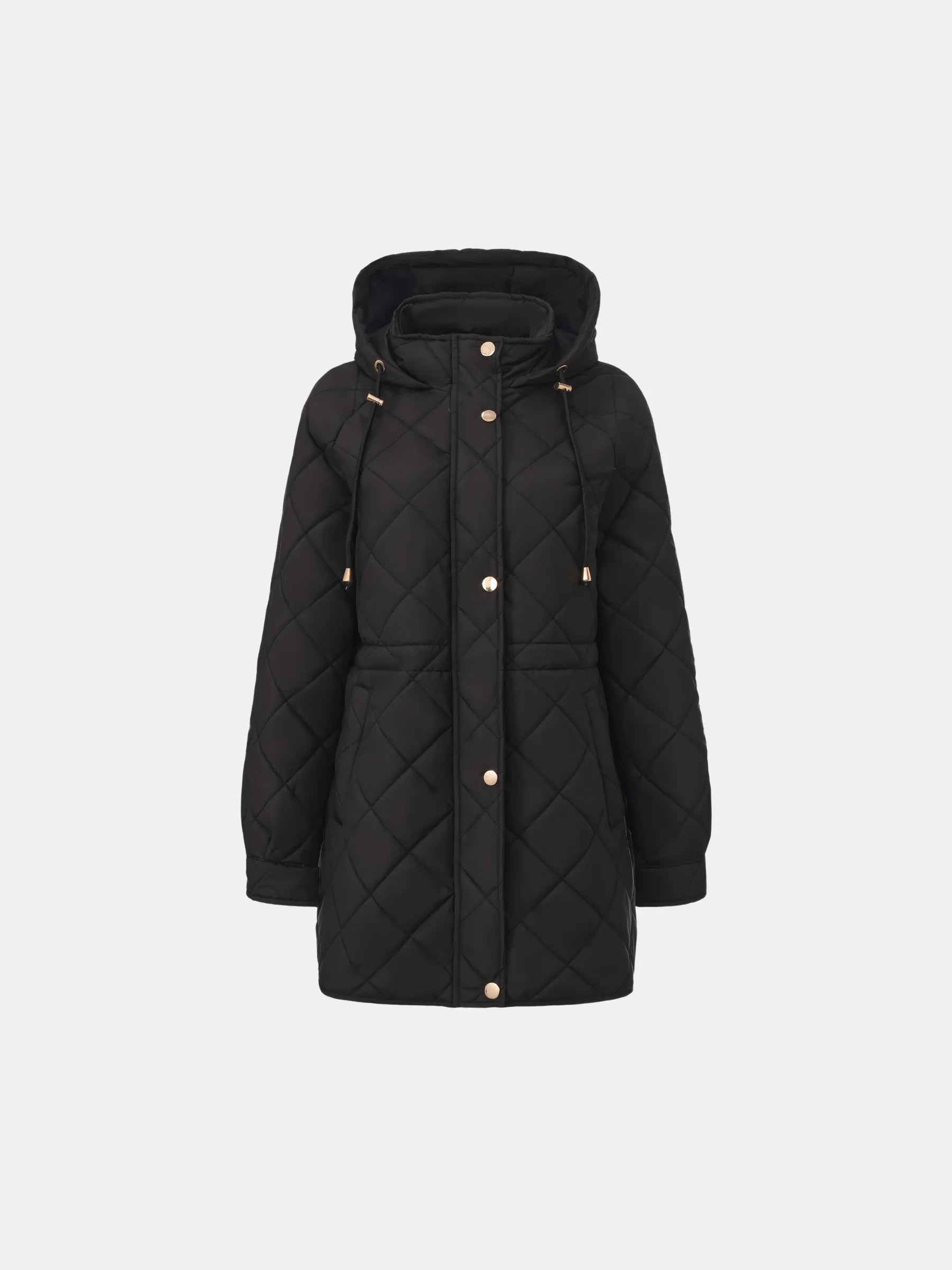 WarmCore™ Mid Length Diamond Quilted Puffer - PUFFIT