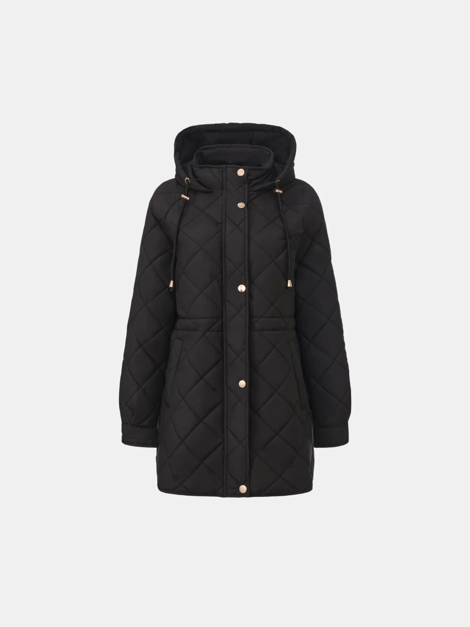 WarmCore™ Mid Length Diamond Quilted Puffer - PUFFIT