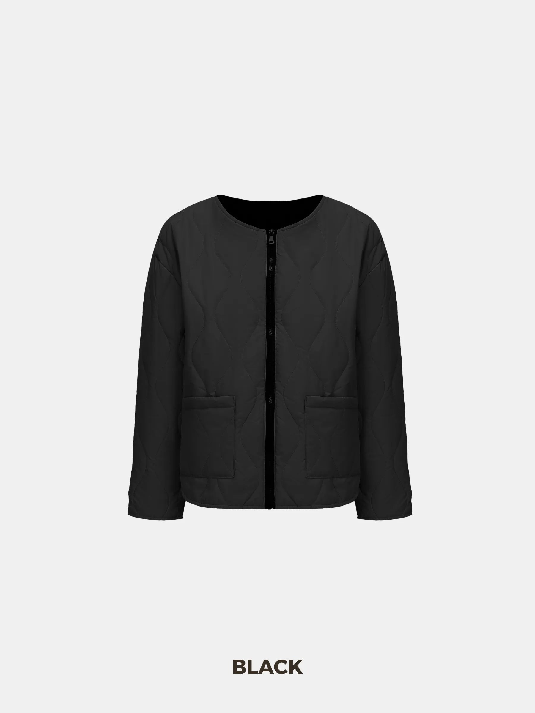 WarmCore™ Round Neck Quilted Puffer Jacket - PUFFIT