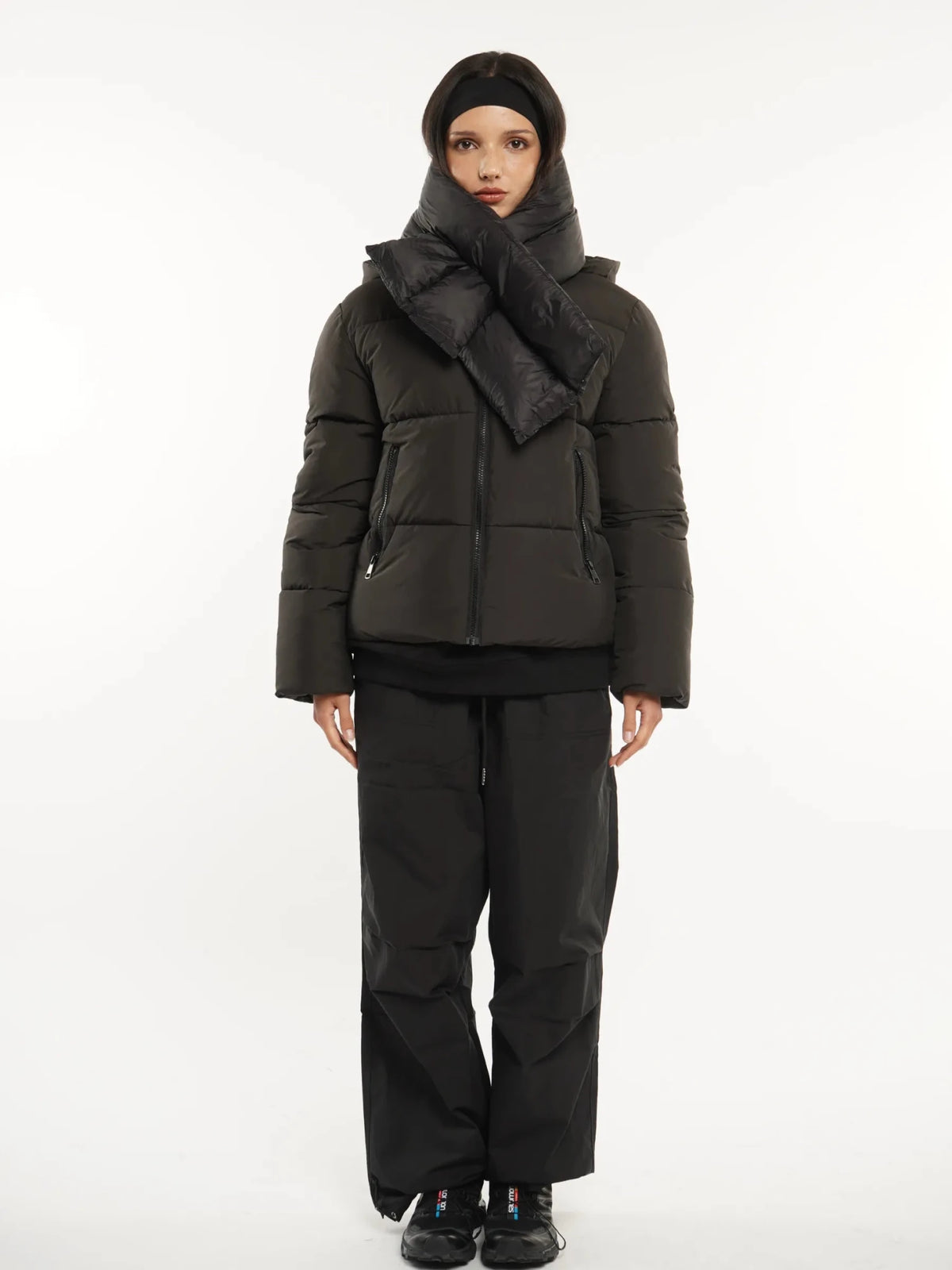 WarmCore™ Super Cozy Padded Puffer Scarf - PUFFITWB02Scarf