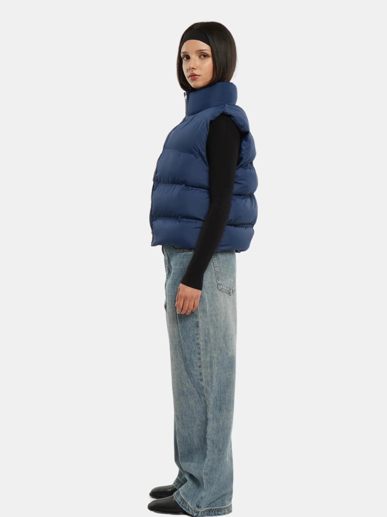 WarmCore™ Taped Seams Funnel Neck Puffer Gilet - PUFFIT