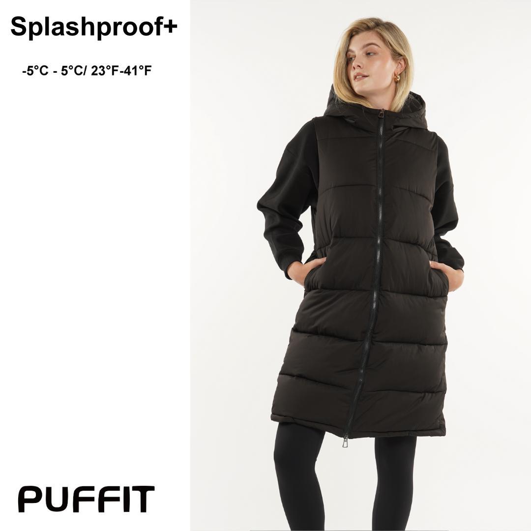 WarmCore™   Premium Women Warmer Oversized Hooded Long Puffer Gilet