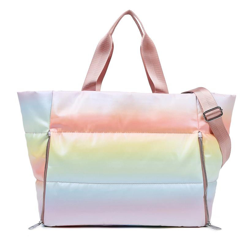 Colorful Puffer Tote Bag