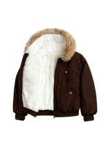 WarmCore™ Faux Fur Lined Water Repellent Bomber Jacket