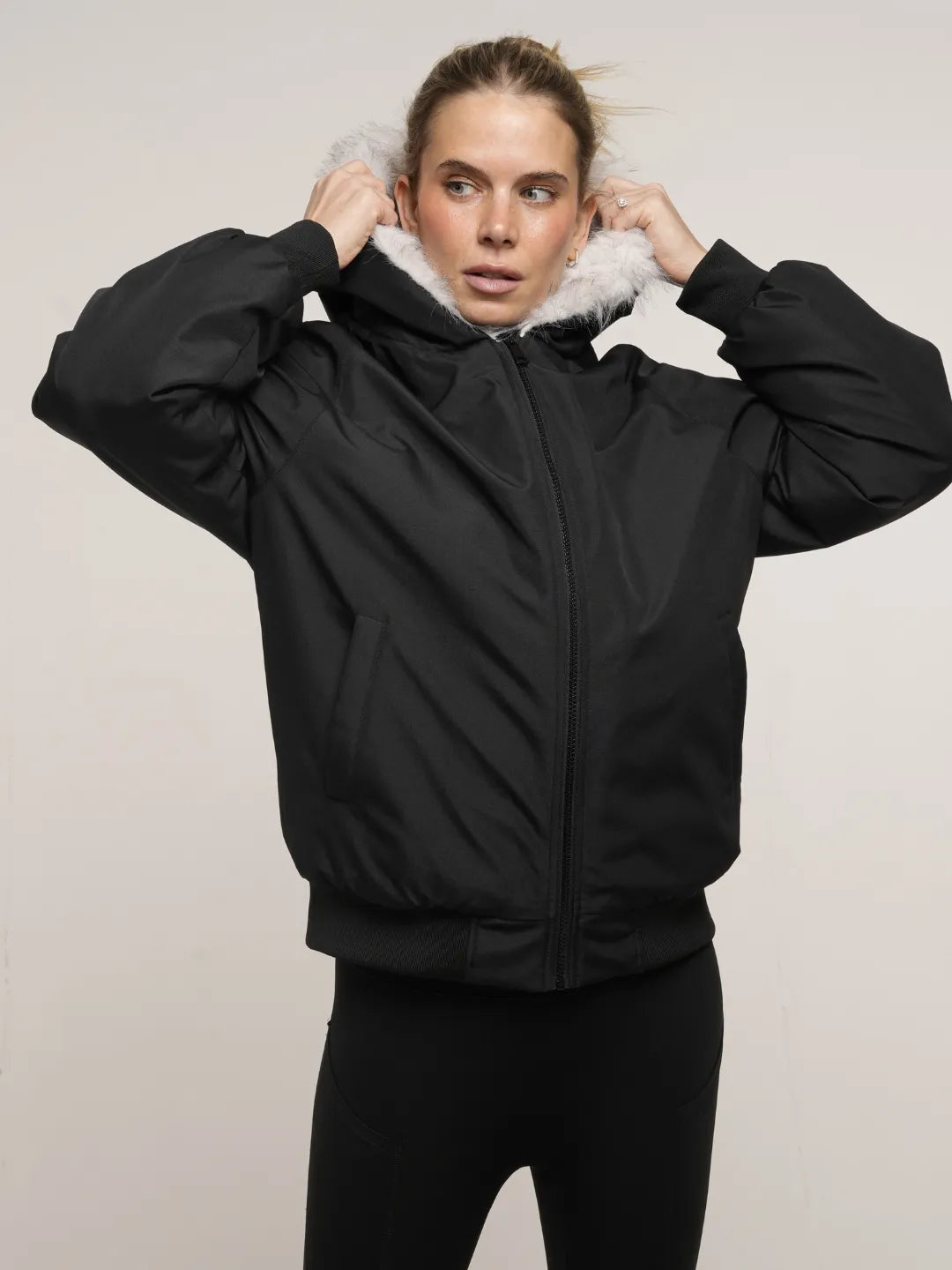 WarmCore™ STM-TEX Faux Fur Lined Waterproof Bomber Parka