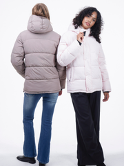 Lightweight Winter Coat with a Removable Hood