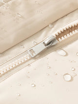 WarmCore™ Faux Fur Mid-Length Hooded Drawstring Parka With Adjustable Waist Belt Desig