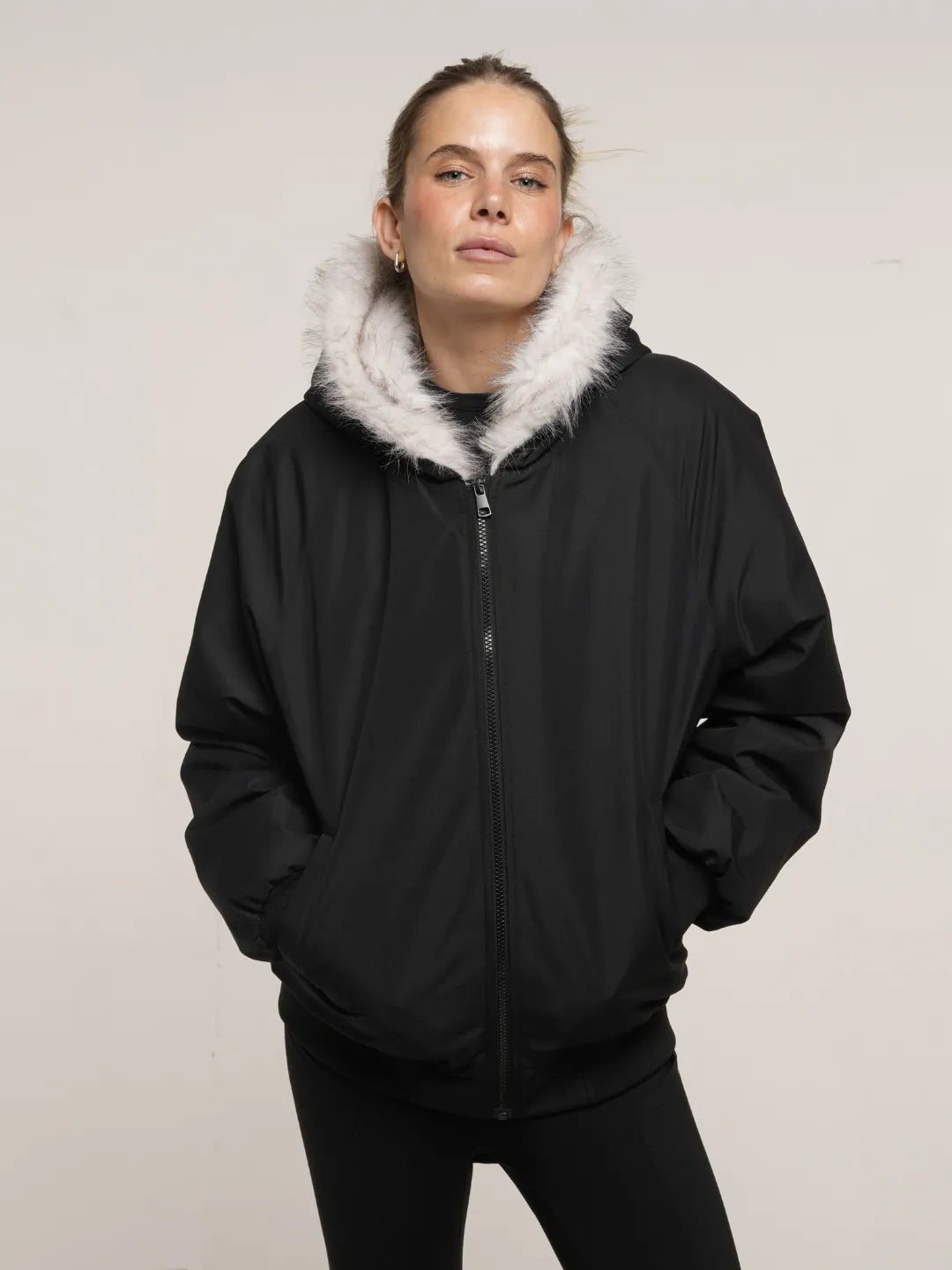 WarmCore™ STM-TEX Faux Fur Lined Waterproof Bomber Parka