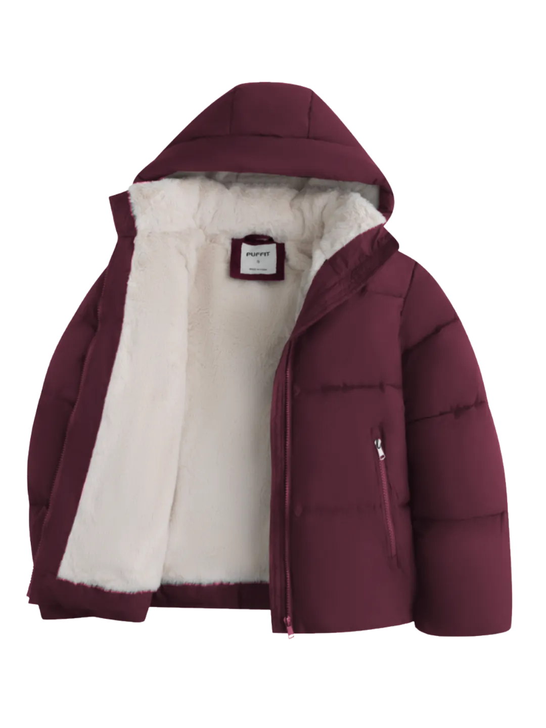 WarmCore™ Short Faux Fur Lined Puffer Jacket