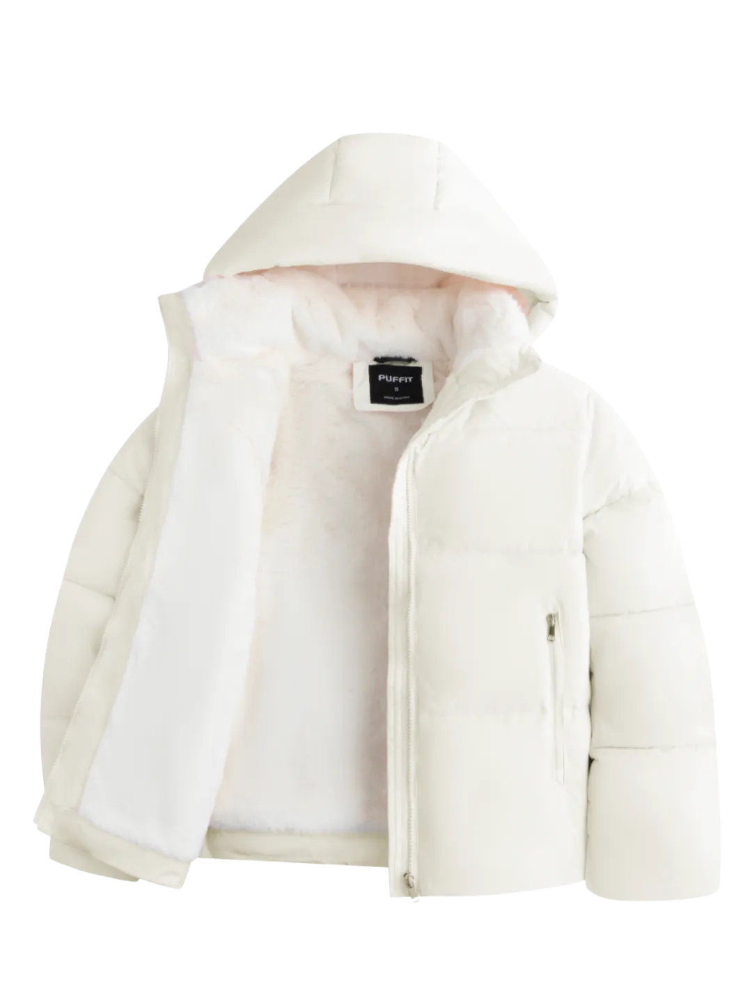 WarmCore™ Short Faux Fur Lined Puffer Jacket