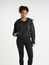 STM-TEX™ Short Asymmetric Zip Rain Hoodie