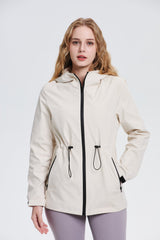 Women's Lightweight Water-repellent Long Jacket