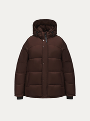 Lightweight Winter Coat with a Removable Hood