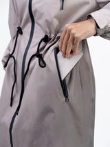 STM-TEX™ Long Line Waterproof Raincoat With Warmer brushed lining