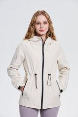 Women's Lightweight Water-repellent Long Jacket