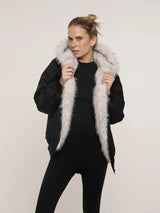 WarmCore™ STM-TEX Faux Fur Lined Waterproof Bomber Parka