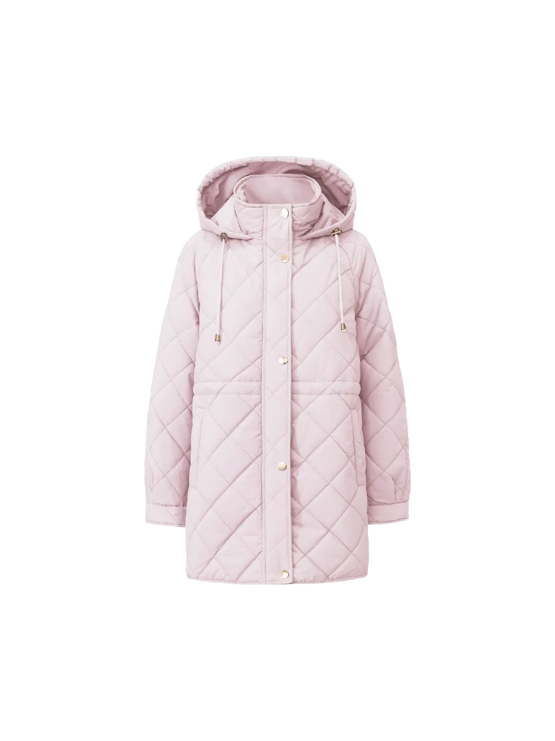 WarmCore™ Premium Mid-length Diamond Quilted Drawstring