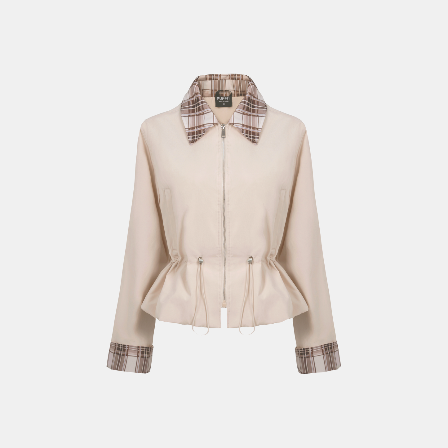 Effortless Style Summer Short Cinched Waist Barn Jacket