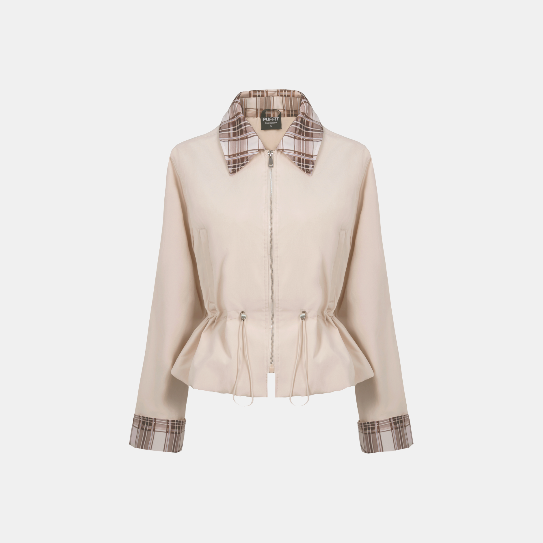 Effortless Style Summer Short Cinched Waist Barn Jacket