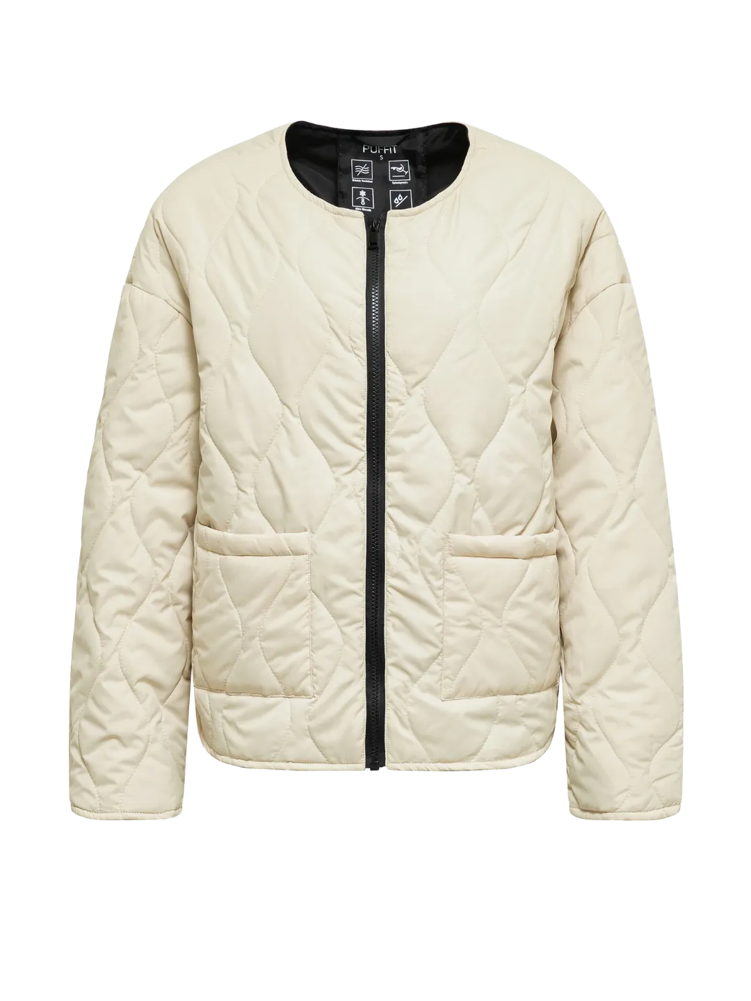 WarmCore™ Spring Round Neck Quilted Jacket