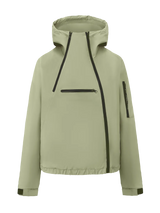 STM-TEX™ Short Asymmetric Zip Rain Hoodie