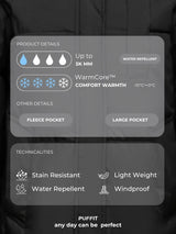 WarmCore™ Classic Hooded Long Puffer Jacket